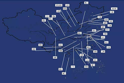 跨境電商綜合試驗(yàn)區(qū)分布圖