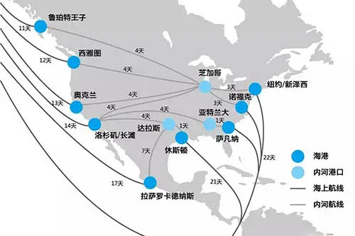 塞港致美東航線從原來(lái)22多天延遲