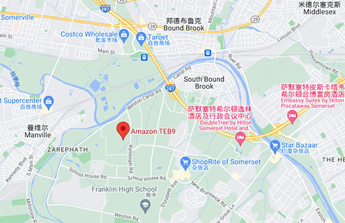 TEB9倉(cāng)庫(kù)位于倫道夫路601號(hào)，薩默塞特，新澤西08873
