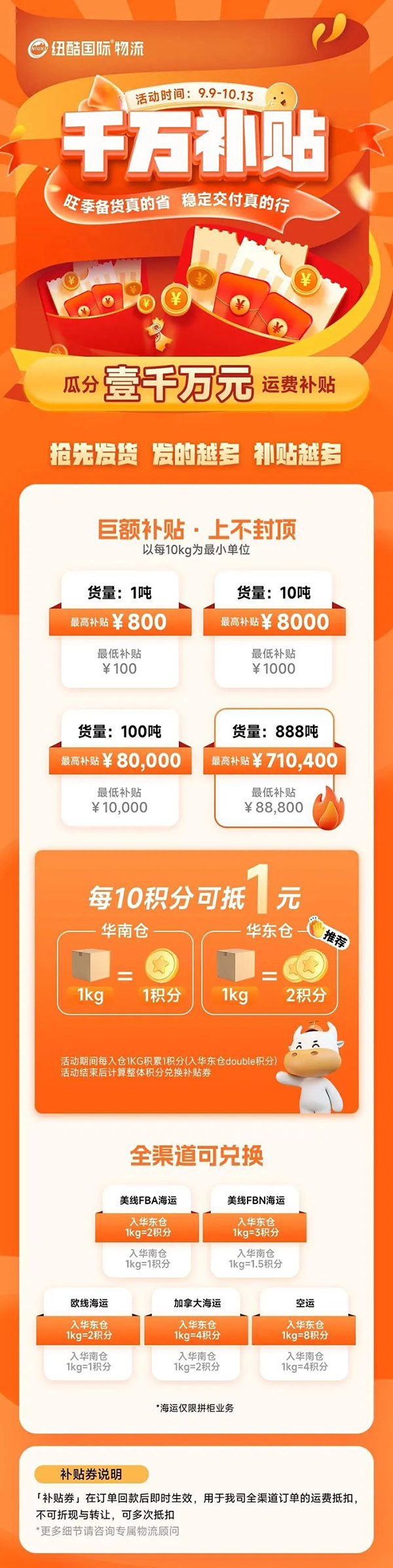 亞馬遜fba貨代真的?。∏f級運費補貼，旺季備貨真的省，紐酷國際物流穩(wěn)定交付真的行！	